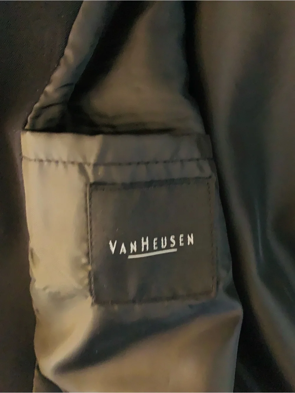 Van Heusen Black Two-Button Sport Coat Blazer
